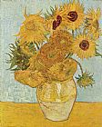 Vincent van Gogh Vase with Twelve Sunflowers painting